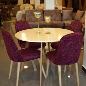 Table a Manger 04 Chaises Ronde